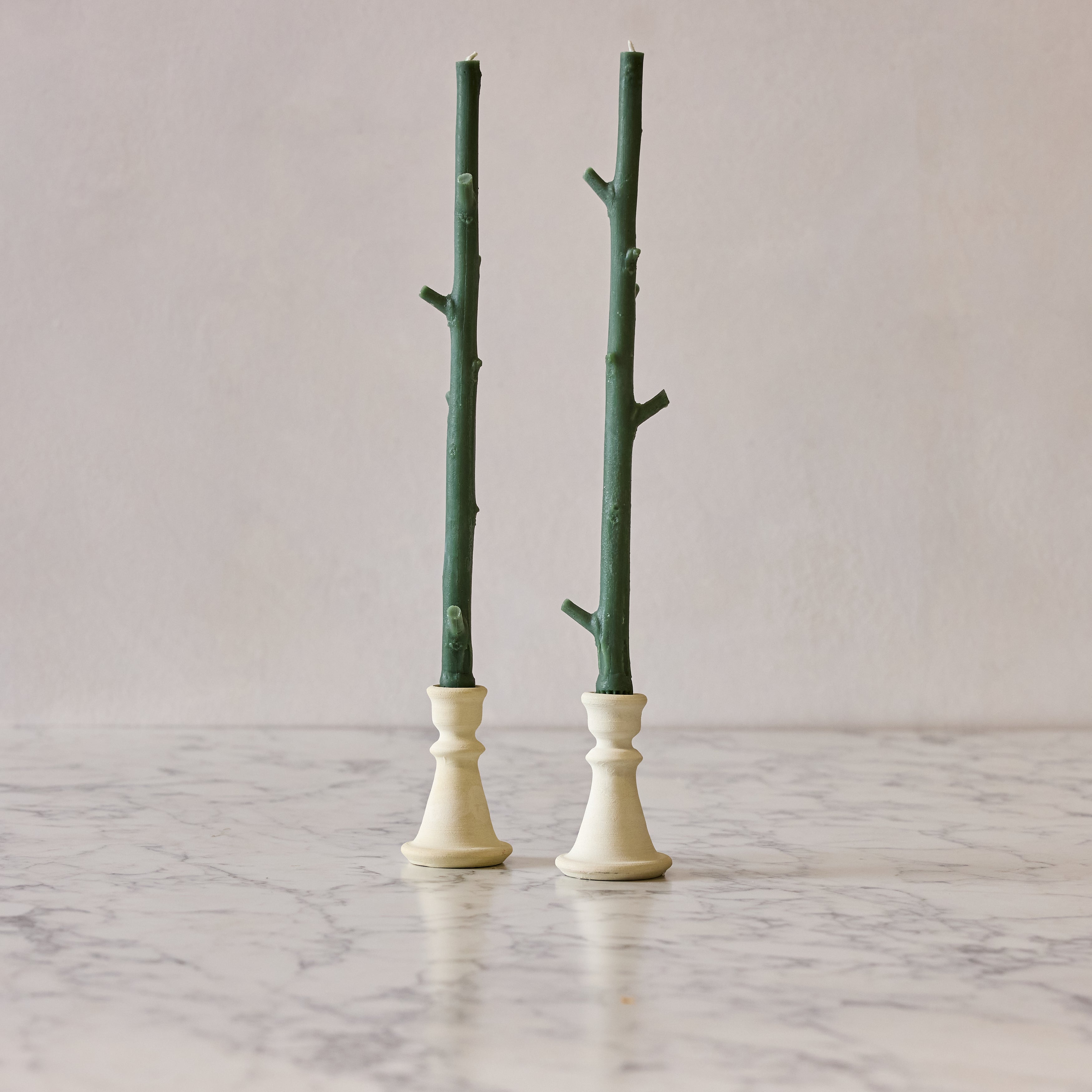 Maple Stick Candles, Forest Green