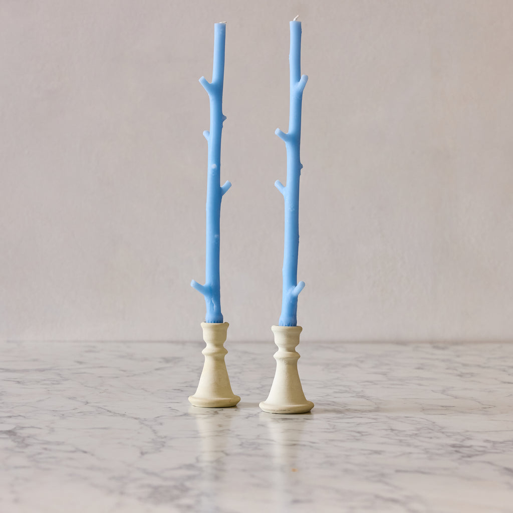 Maple Stick Candles, Robin's Egg Blue