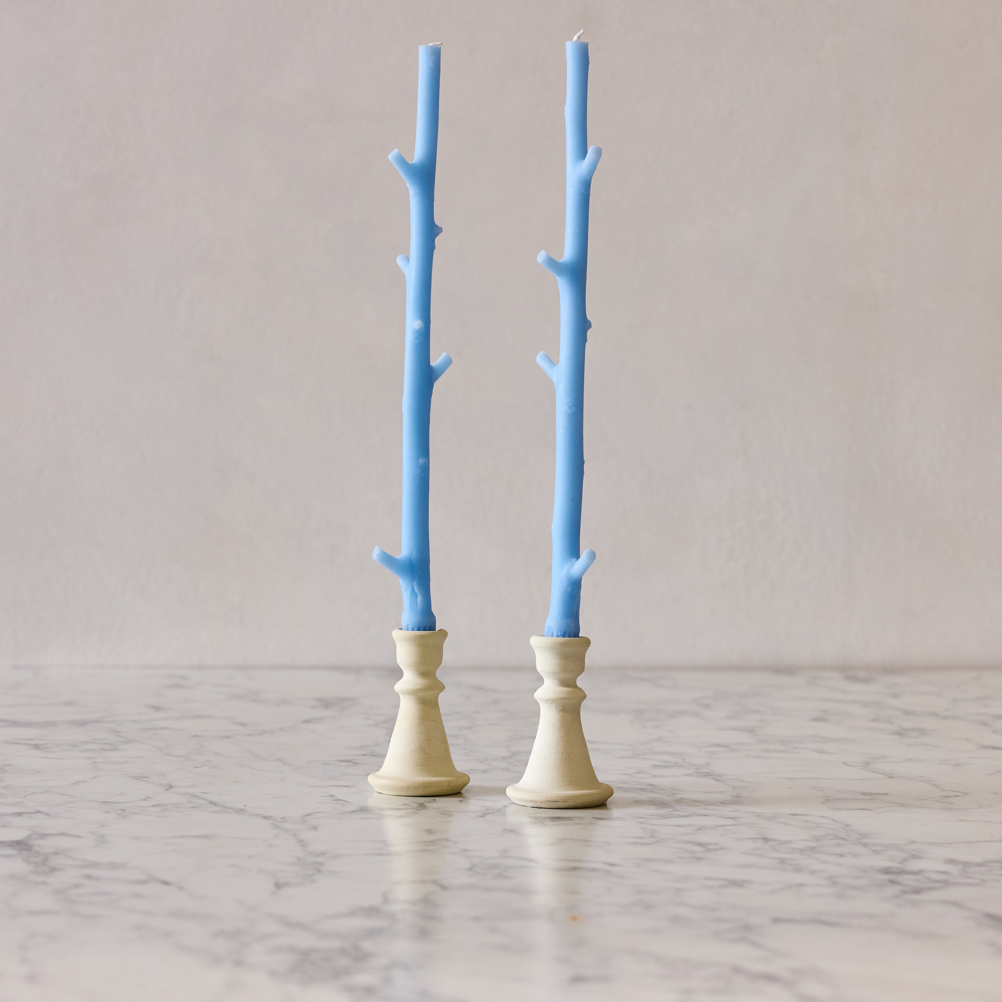 Maple Stick Candles, Robin's Egg Blue