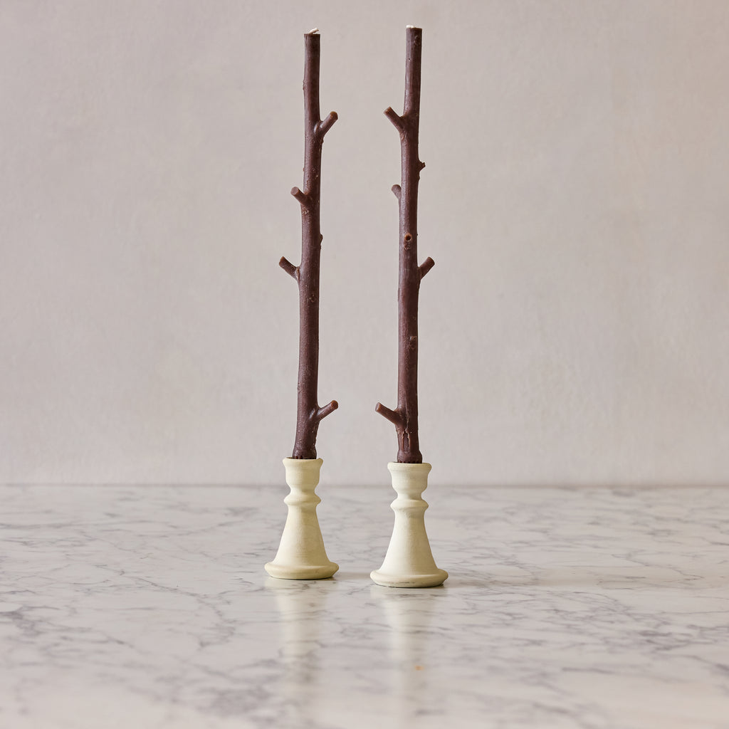 Maple Stick Candle & Marble Matches Gift Set, Honeysuckle