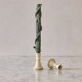 Bittersweet Oak Stick Candle, Forest Green