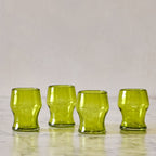Set of 4 Moss Goblets