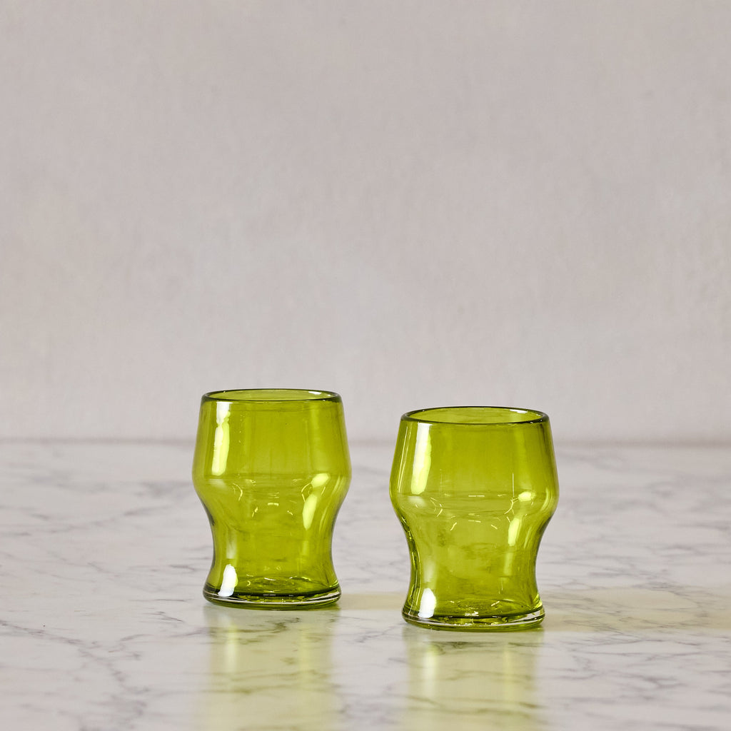 Set of 2 Moss Goblets