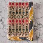 Cotton Jacquard Blanket in Toasted Sunflower