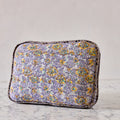 Hand-blocked Pillow in Daffodil Topaz Mist, Rectangle