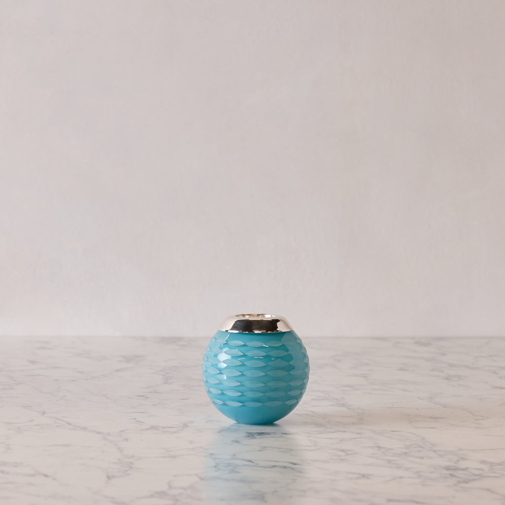 Medium Crystal & Sterling Match Striker, Lagoon