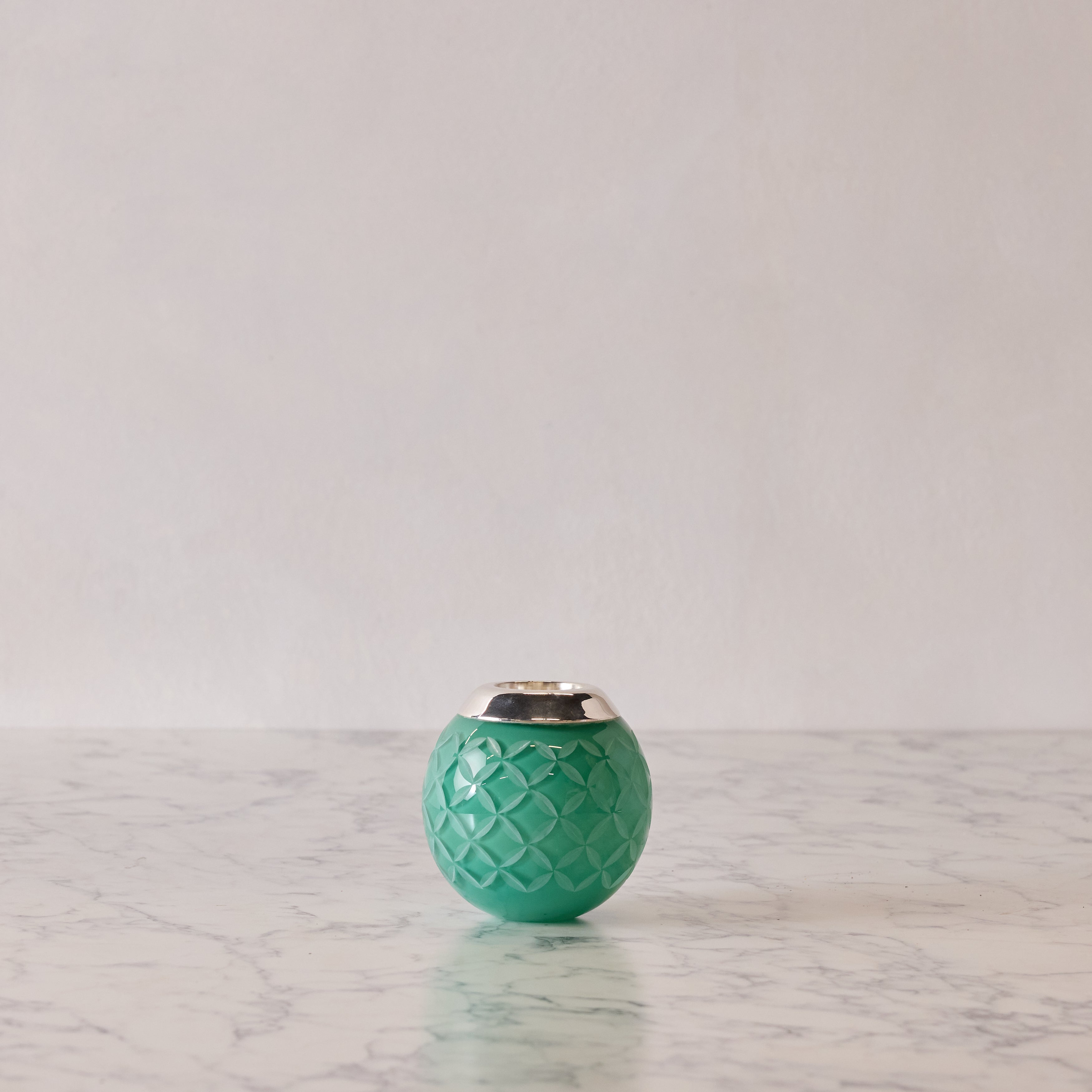 Medium Crystal & Sterling Match Striker, Jade