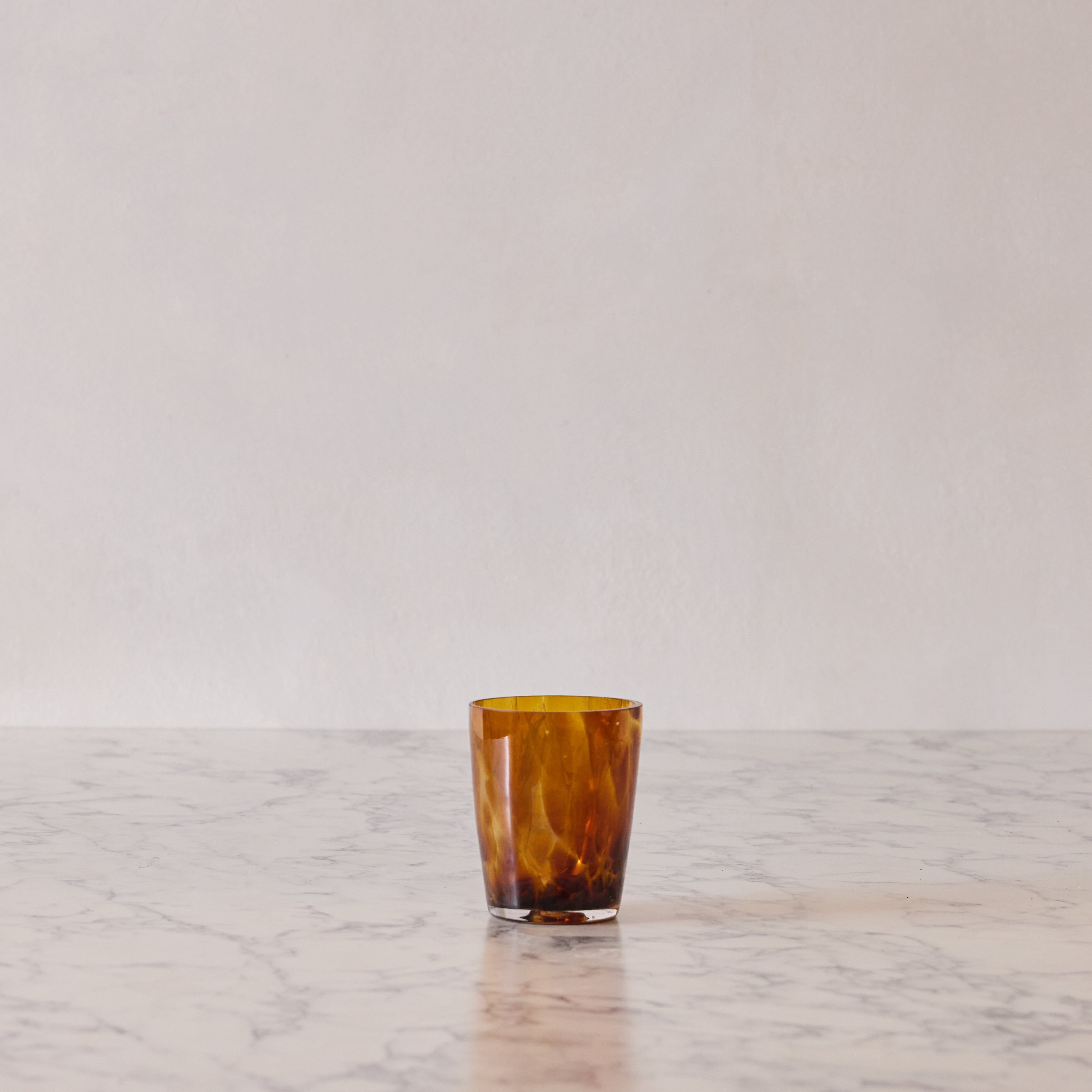 Tortoise Low Ball Glass