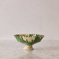Medium Tamegroute Fruit Bowl, Green Splatter
