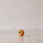 Hand Enameled Ceramic Persimmon