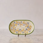 Spanish Earthenware Platter in Saffron Vine