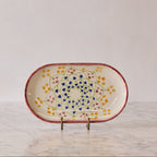 Spanish Earthenware Platter in Rose Vine