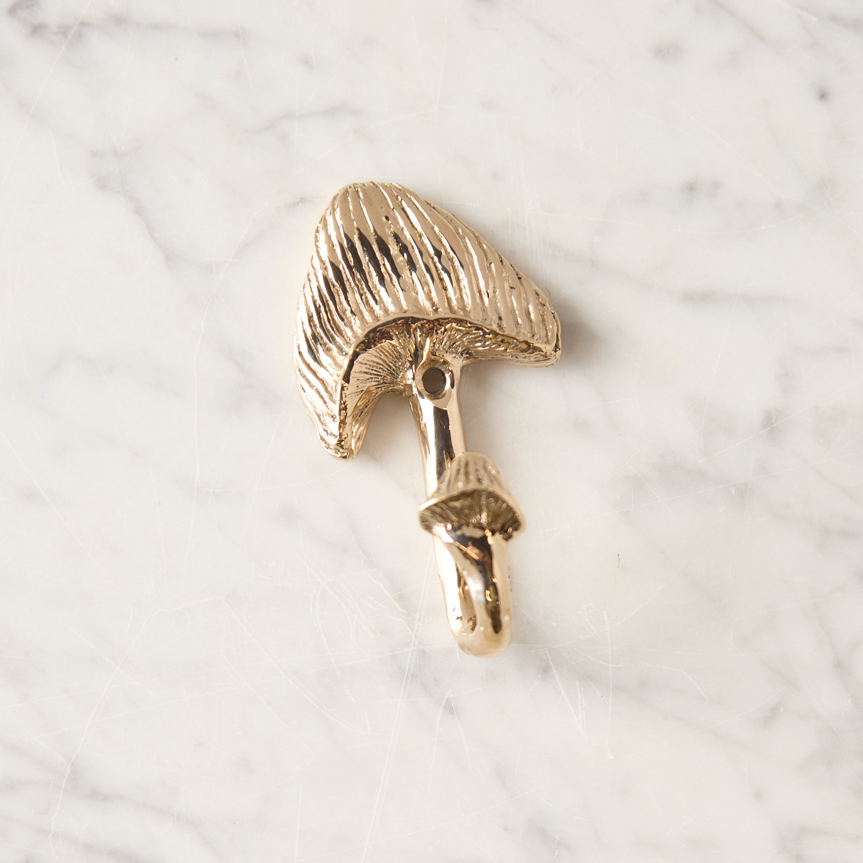 High Polished Bronze Mushroom Hook