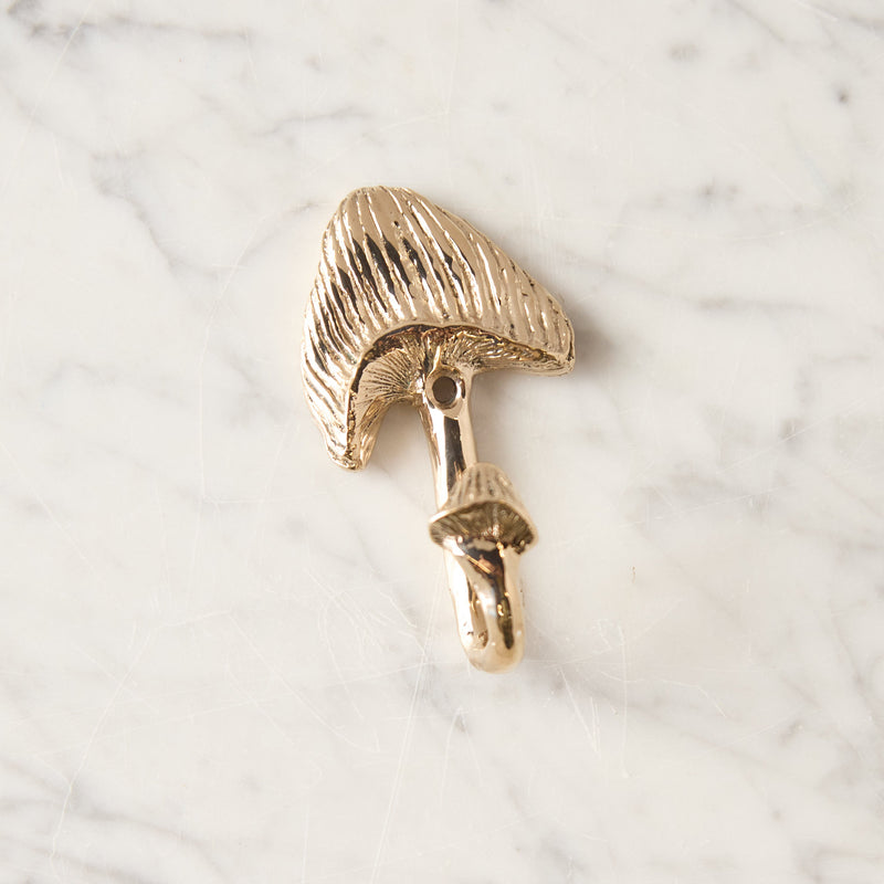 High Polished Bronze Mushroom Hook