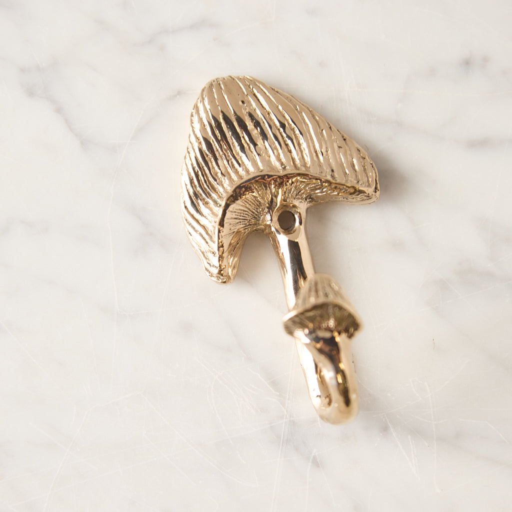 High Polished Bronze Mushroom Hook