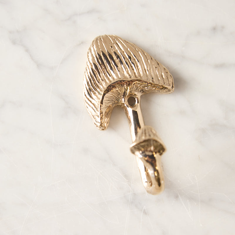 High Polished Bronze Mushroom Hook