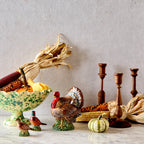 Turned Wooden Candle Holder, Extra Tall