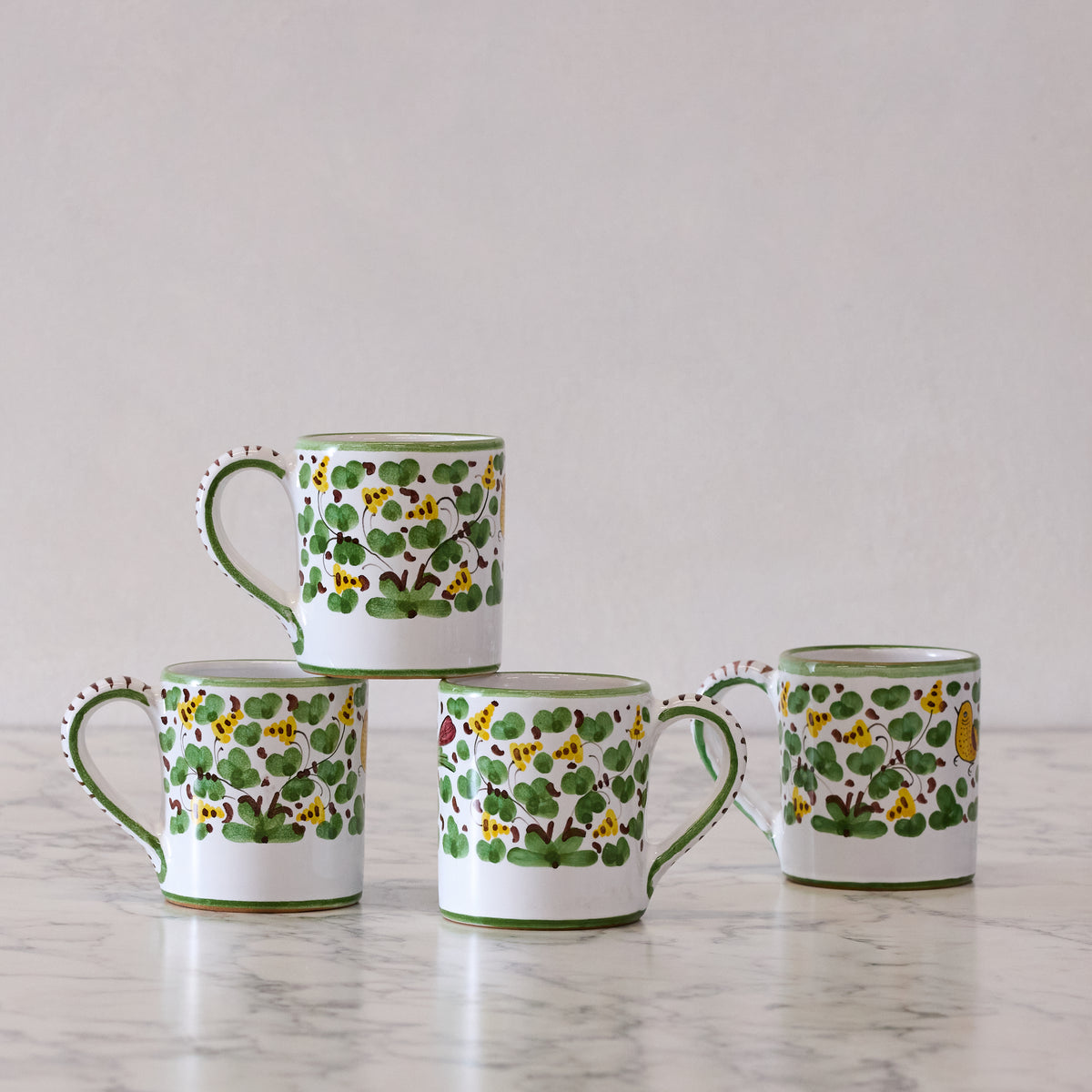 Arabesco Verde Deruta Mug