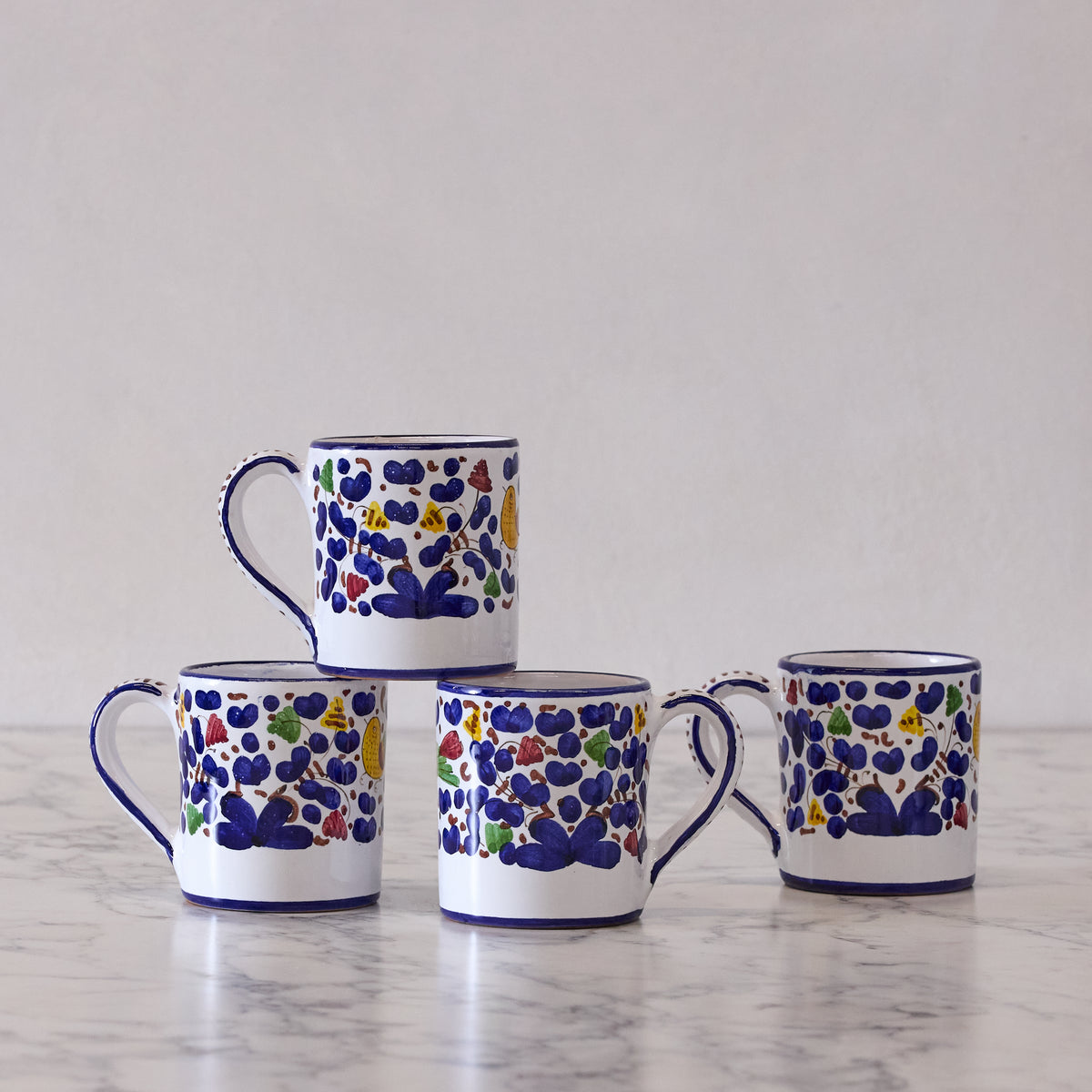 Arabesco Blue Deruta Mug