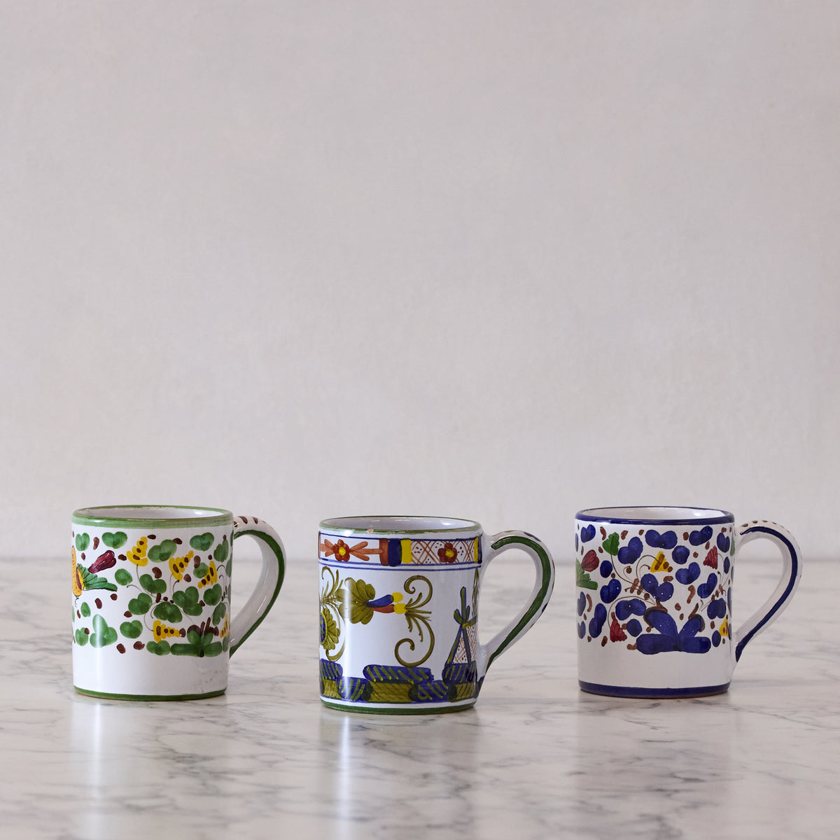 Arabesco Verde Deruta Mug