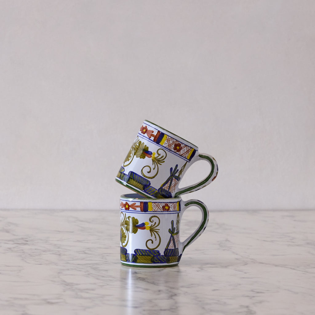 Carnation Porcelain Coffee Mug