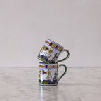 Carnation Porcelain Coffee Mug