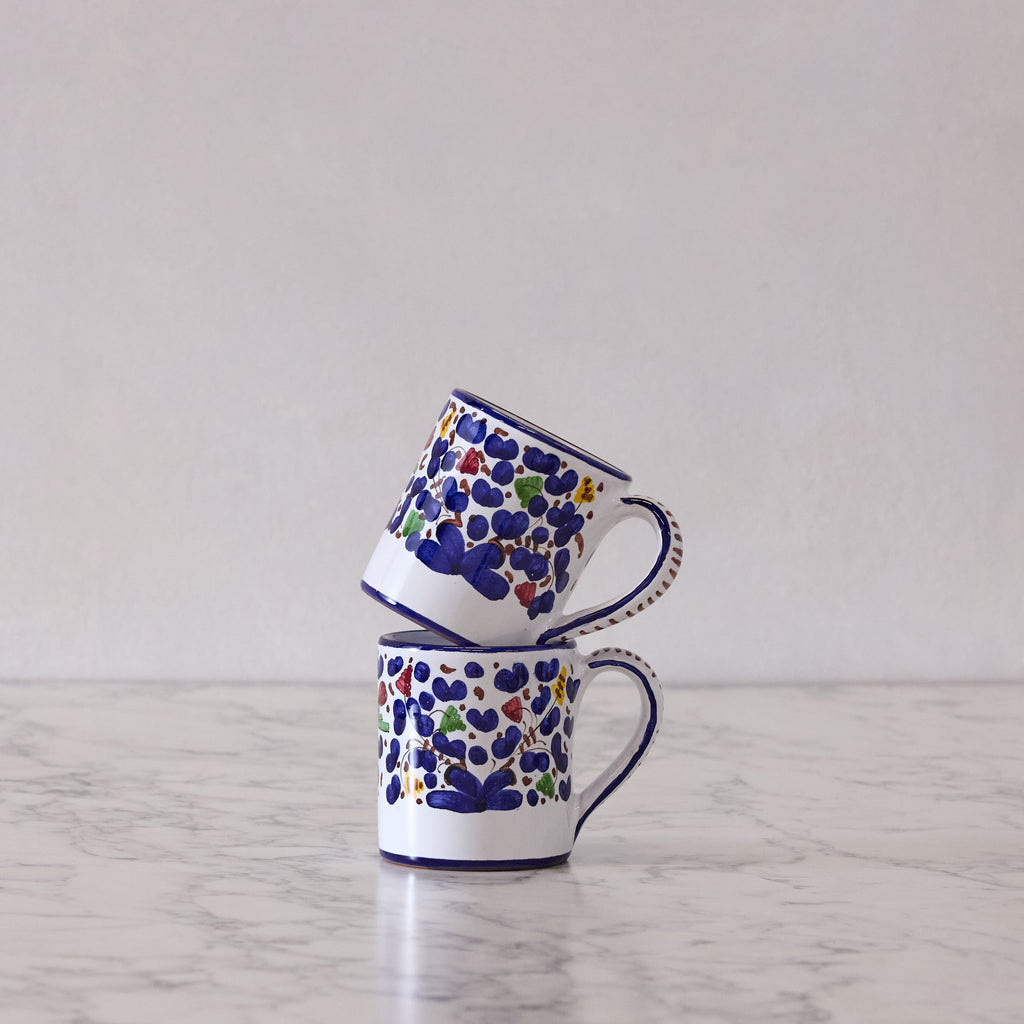 Arabesco Blue Deruta Mug