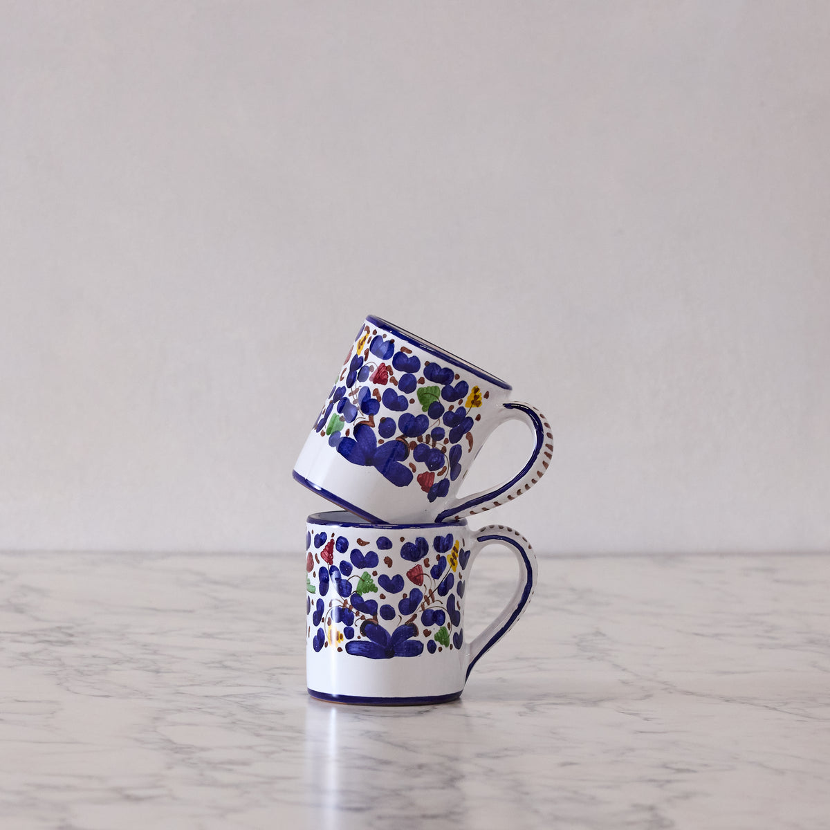 Arabesco Blue Deruta Mug