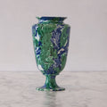 Terre Mêlée Etruscan Vase, Emerald & Cobalt