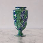 Terre Mêlée Etruscan Vase, Emerald & Cobalt