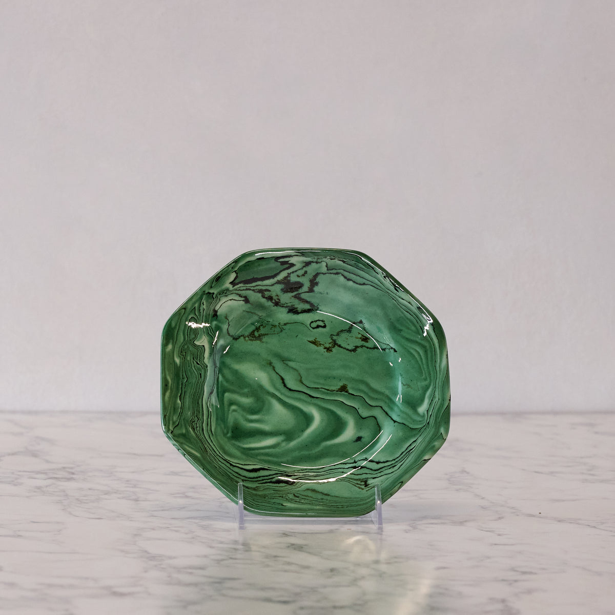 Terre Mêlée Dessert Plate, Green