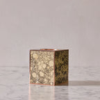 Marbled Tissue Box Cover, Coffee & Cream
