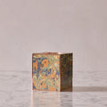 Marbled Tissue Box Cover, Apricot