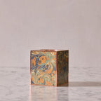 Marbled Tissue Box Cover, Apricot