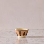 Small Mochaware Bowl, Seaweed Persimmon