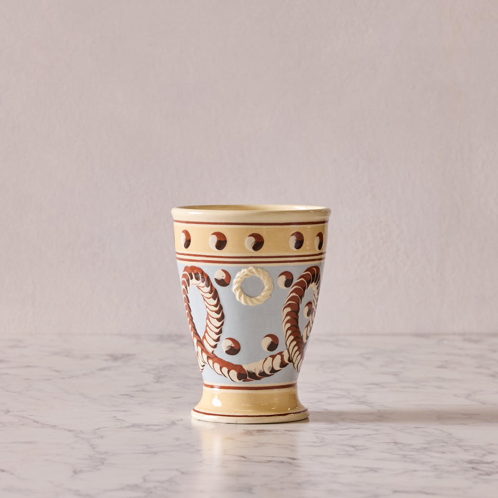 Mochaware Cachepot, Blue