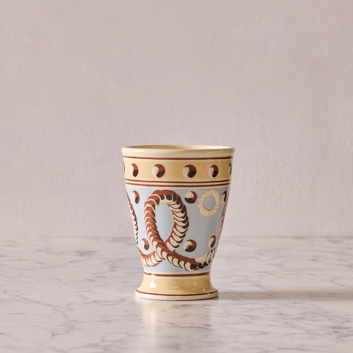Mochaware Cachepot, Blue