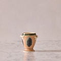Mochaware Urn Vase, Persimmon