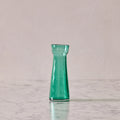 Hand Blown Bulb Vase in Emerald