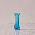 Hand Blown Bulb Vase in Turquoise