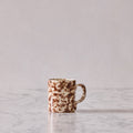 Splatterware Mug, Brown on Cream