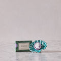 Sea Green on White Shell Dish and Soap Gift Set, Multiple Options