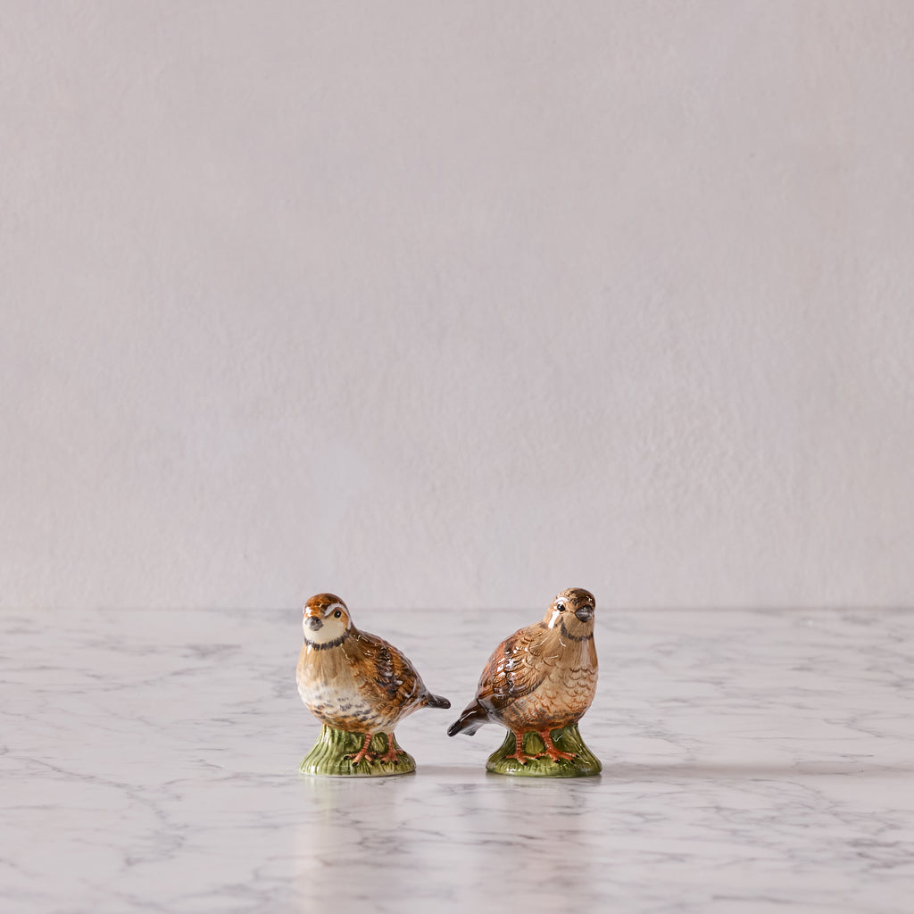 Spode Woodland Quail Salt & Pepper