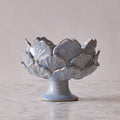 Small Ceramic Ginkgo Vase, Blue