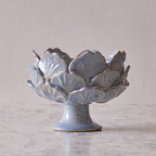 Small Ceramic Ginkgo Vase, Blue