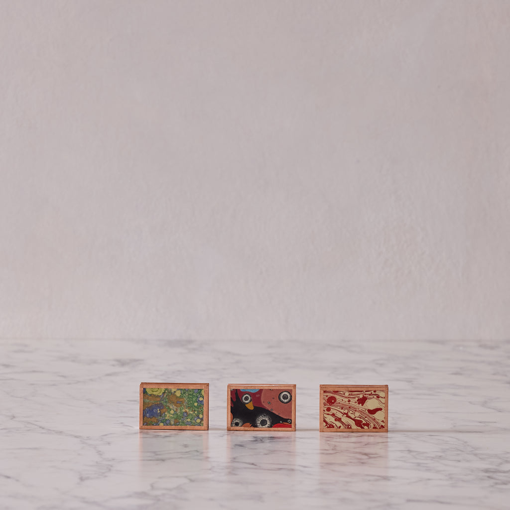Petite Trio of Marbled Matches