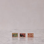 Petite Trio of Marbled Matches