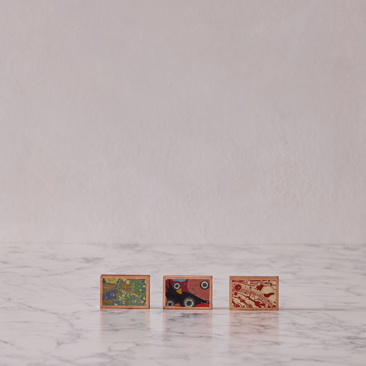 Petite Trio of Marbled Matches