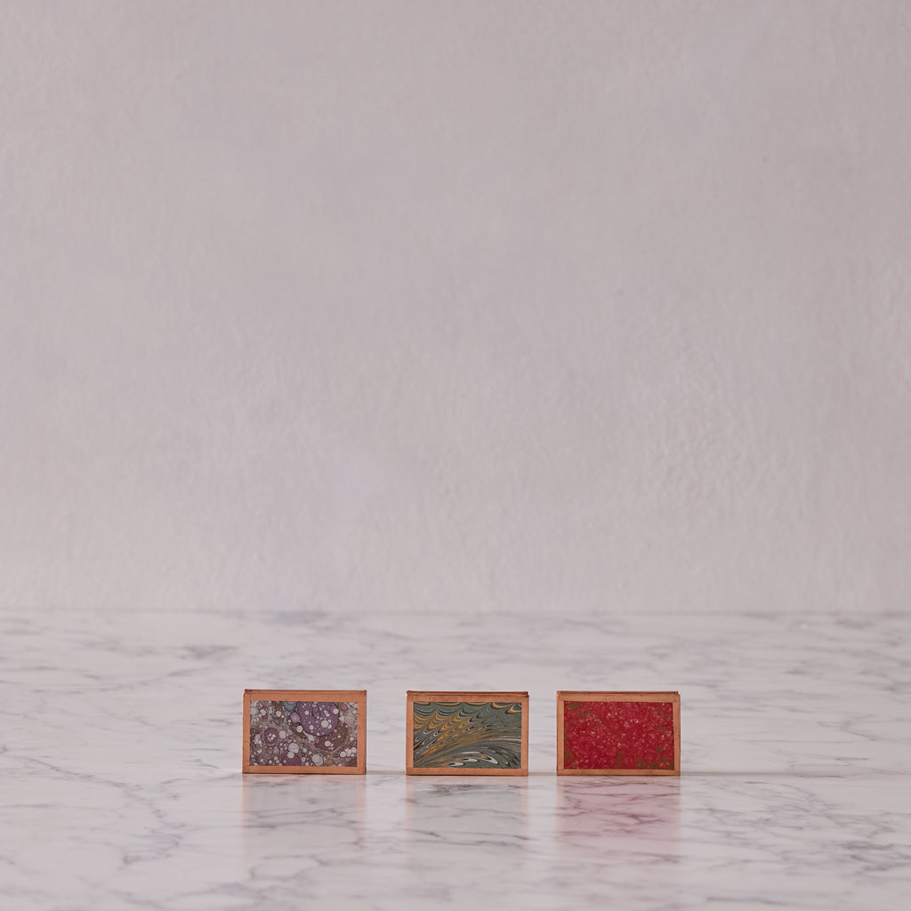 Petite Trio of Marbled Matches