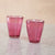 Set of Two Rose Bubble Glasses